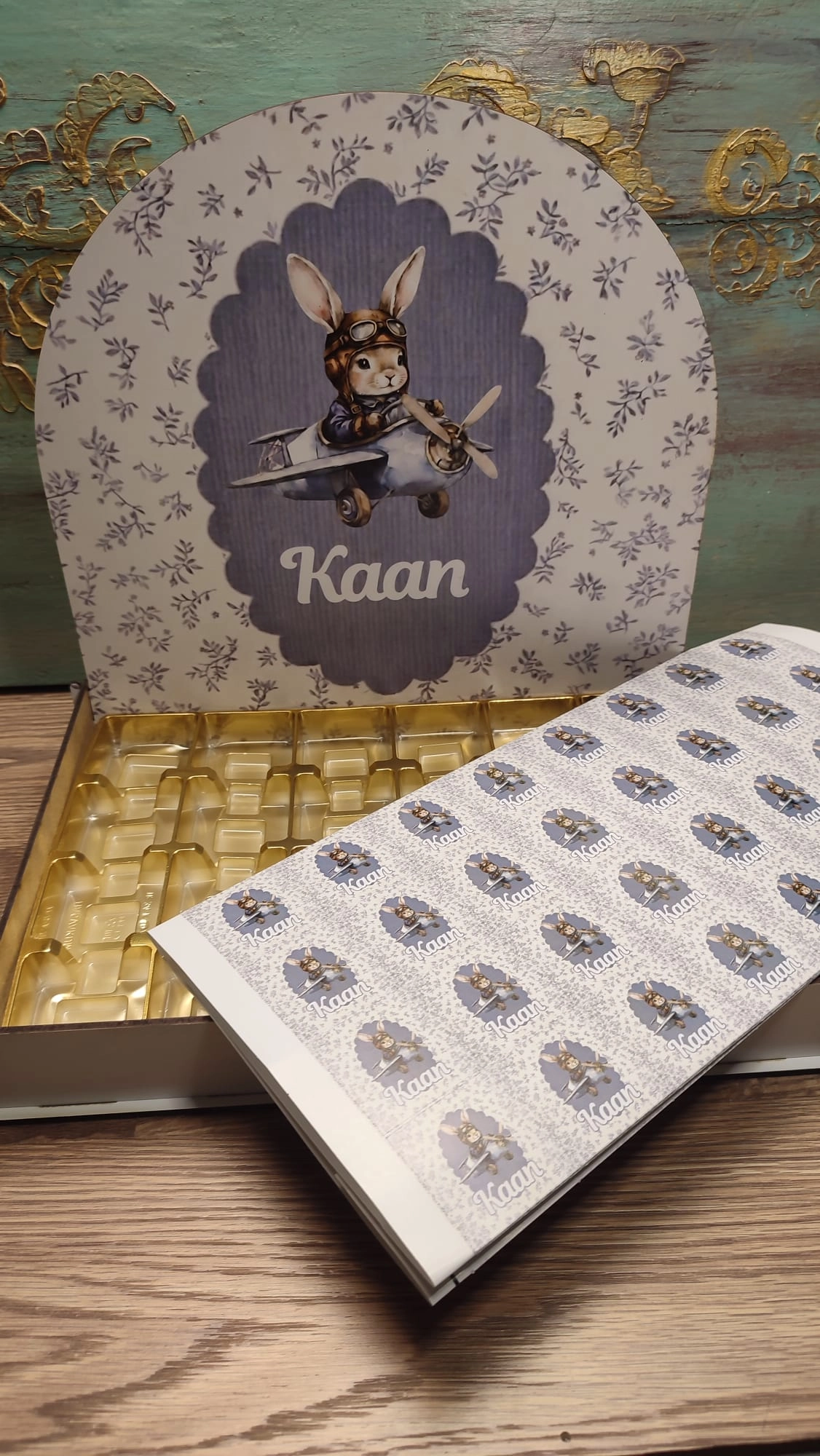 Uçaklı Pilot Tavşan Bebek Seti
